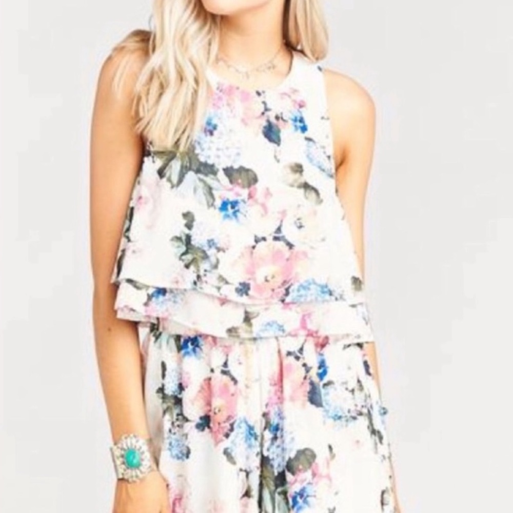 King crop top and Carlos swing shorts - matching set